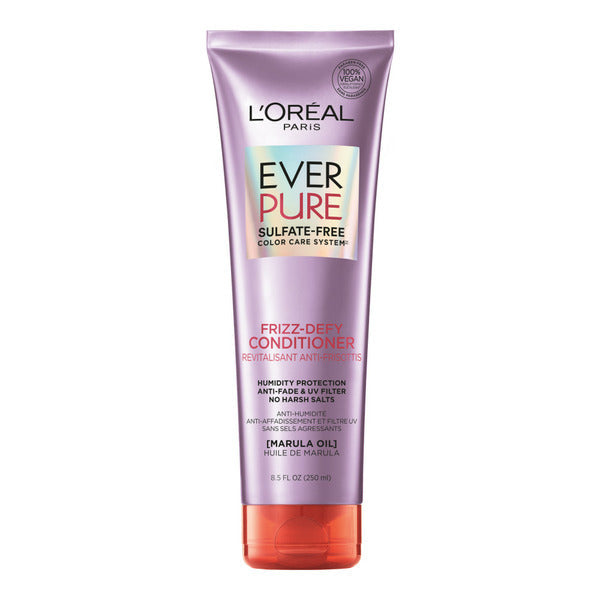 Acondicionador L'Oreal Frizz Defy Sin Sulfatos con Aceite de Marula