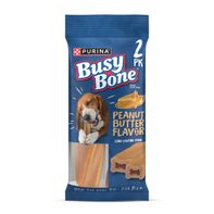 Purina Busy Bone Friandises à mâcher pour chiens adultes - Saveur beurre de cacahuète