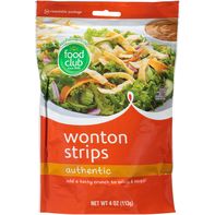 Bandes de Wonton Authentiques Food Club