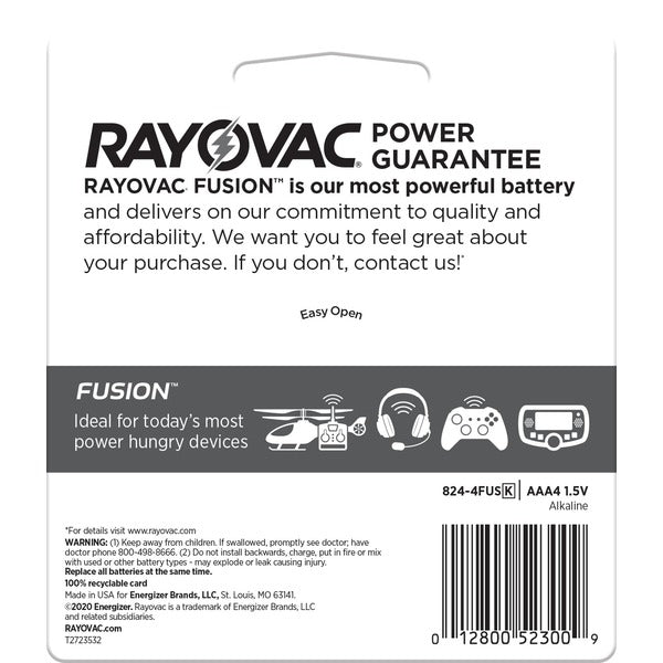 RAYOVAC AAA Alkaline Batteries - Reliable Power Source