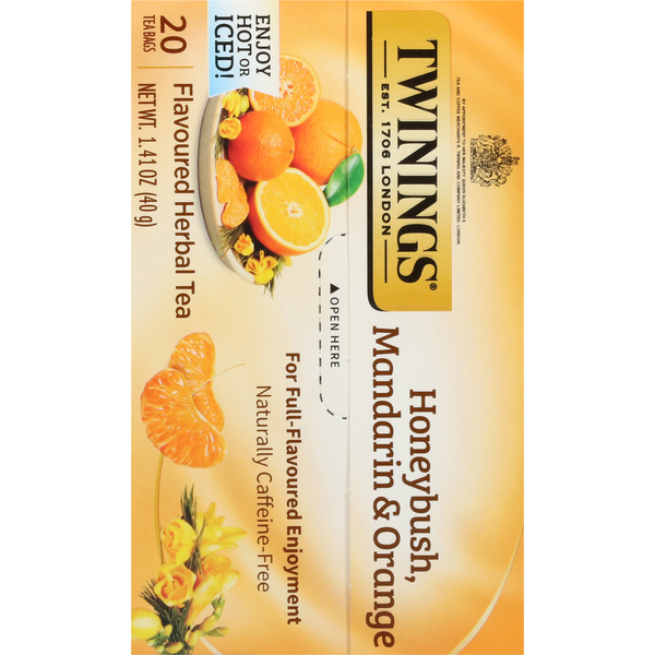 Tisanes Honeybush Mandarine & Orange de Twinings