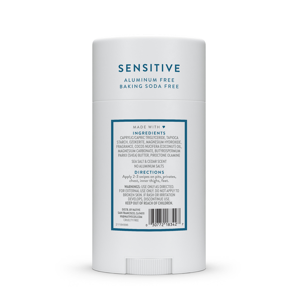 Déodorant doux pour tout le corps Native Sea Salt & Cedar