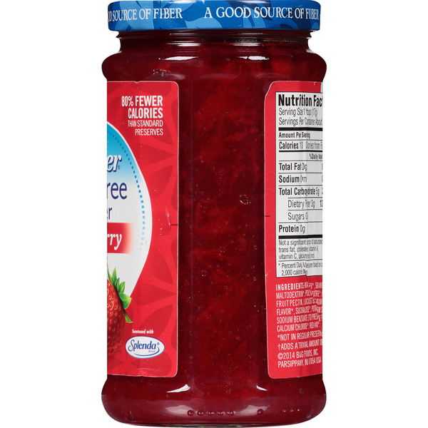 Polaner Sugar Free Strawberry Preserves with Fiber