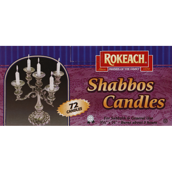 Bougies Shabbos ROKEACH - Parfum élégant pour la maison