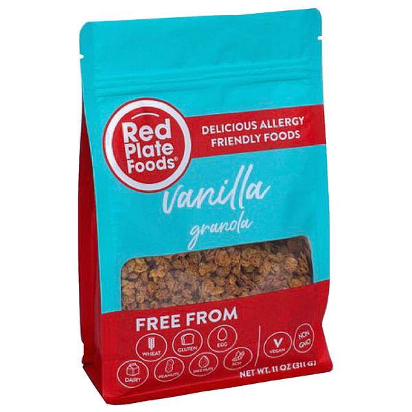 Granola de Vainilla Red Plate Foods - Sin Gluten y Sin Cacahuetes