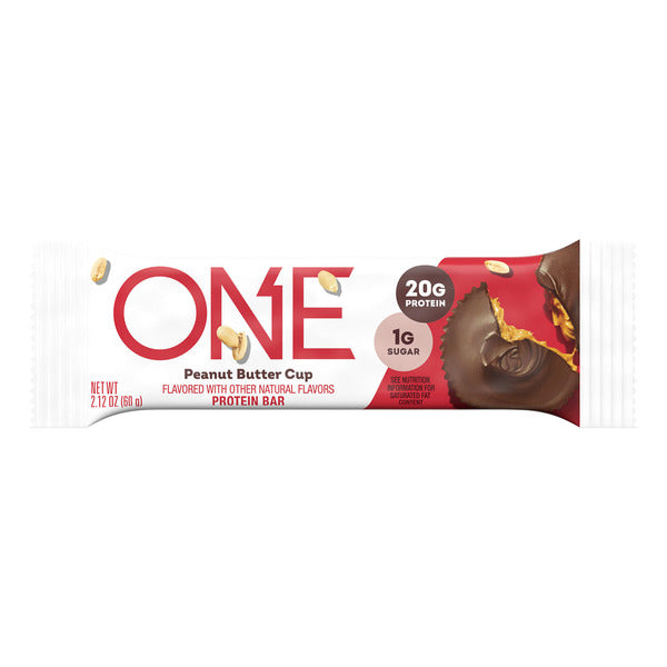 Barra de Proteína con Sabor a Taza de Mantequilla de Maní ONE, 2.12 oz