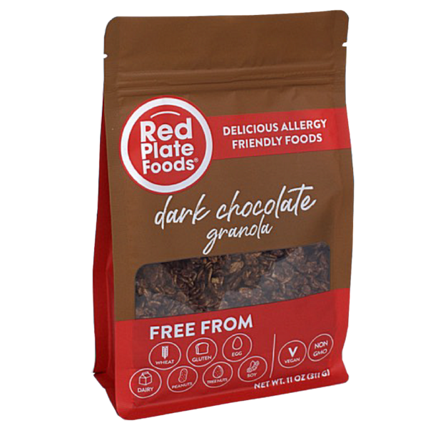 Granola de Chocolate Oscuro Red Plate Foods - Sin Gluten y Sin Cacahuetes