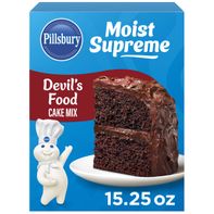 Mezcla para pastel de chocolate Devil's Food Moist Supreme de Pillsbury, 15 oz