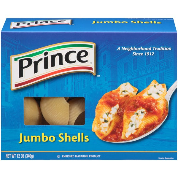 Prince Jumbo Shells - Premium Pasta for Culinary Creations