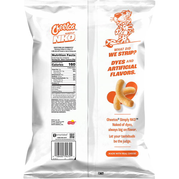 Cheetos Simply NKD Cheese Puffs Chips