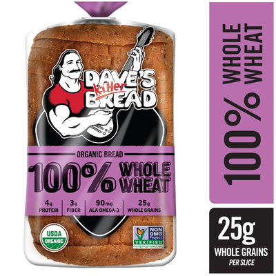 Pain de blé entier biologique de Dave