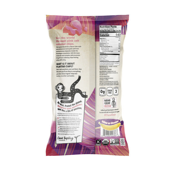 Barnana Organic Plantain Chips with Himalayan Pink Salt