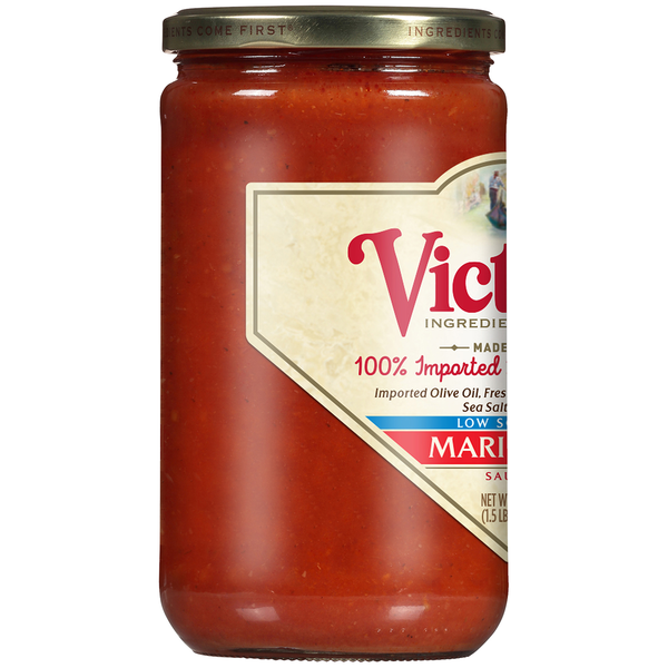 Sauce Marinara à Faible Teneur en Sodium Victoria