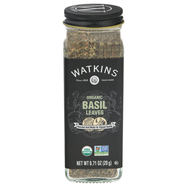 Watkins Organic Basil Leaves - Premium Culinary Herb