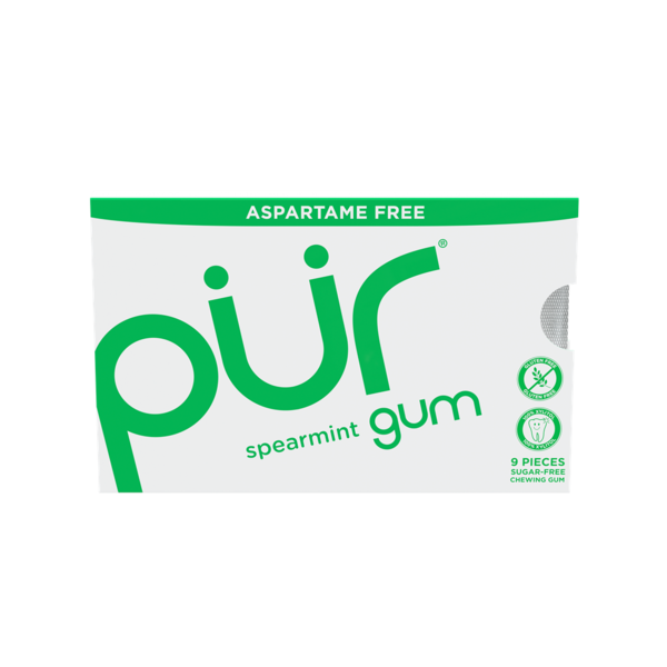 Gomme Naturelle PÜR à la Menthe Verte - Sans Aspartame