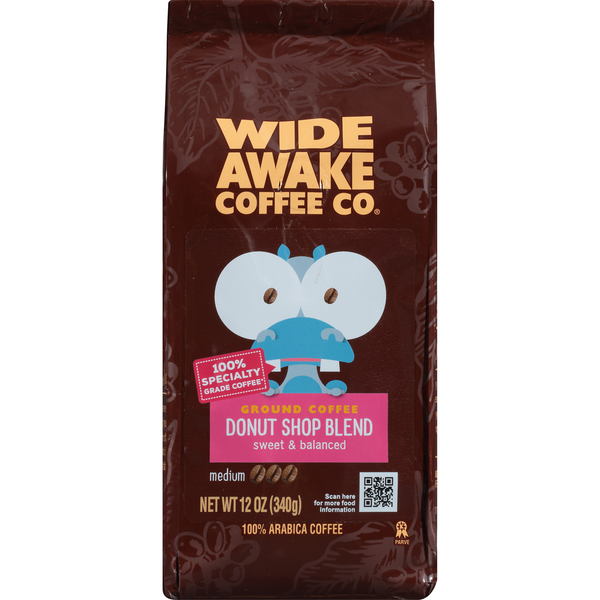 Wide Awake Medium Roast Donut Shop Blend Coffee