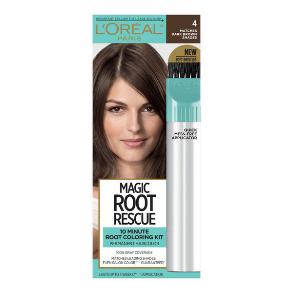 L'Oreal Root Rescue 10 Minute Hair Coloring Kit - Dark Brown