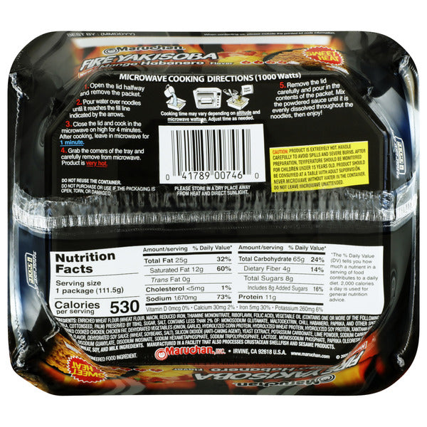 Maruchan Fire Yakisoba, Mango Habanero - 3.93 oz