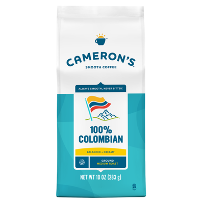 Café de Cameron, Molido, Tostado Medio, 100% Colombiano