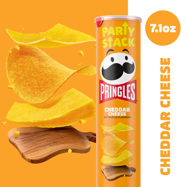 Pringles Cheddar Cheese Potato Crisps - 7.1 oz