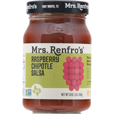 Salsa de Frambuesa y Chipotle de Mrs. Renfro - Media