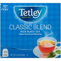 Tetley Classic Blend Thé Noir en Sacs