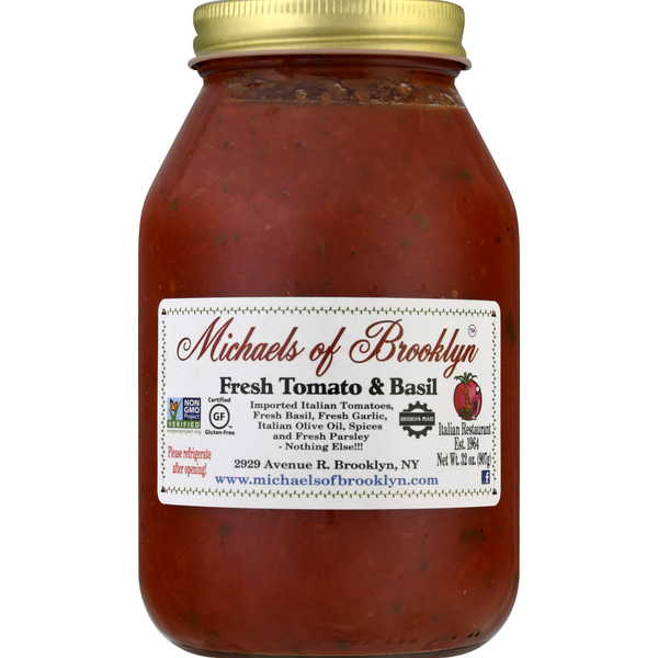 Tomate fraîche et basilic de Michael’s de Brooklyn
