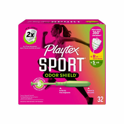 Playtex Odor Shield Tampon, Multi-Pack Regular & Super Absorbency