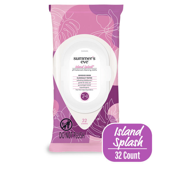 Summer's Eve Island Splash Feminine Cleansing Wipes