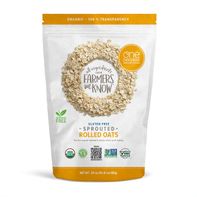 Flocons d'avoine biologiques germés One Degree Organic Foods