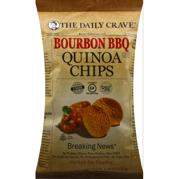 Chips de quinoa The Daily Crave - Saveur Bourbon BBQ