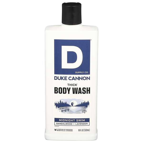 Duke Cannon Gel Douche - Midnight Swim/Santal + Lavande