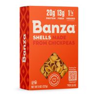 Pâtes Banza sans gluten en coques - Délice riche en protéines