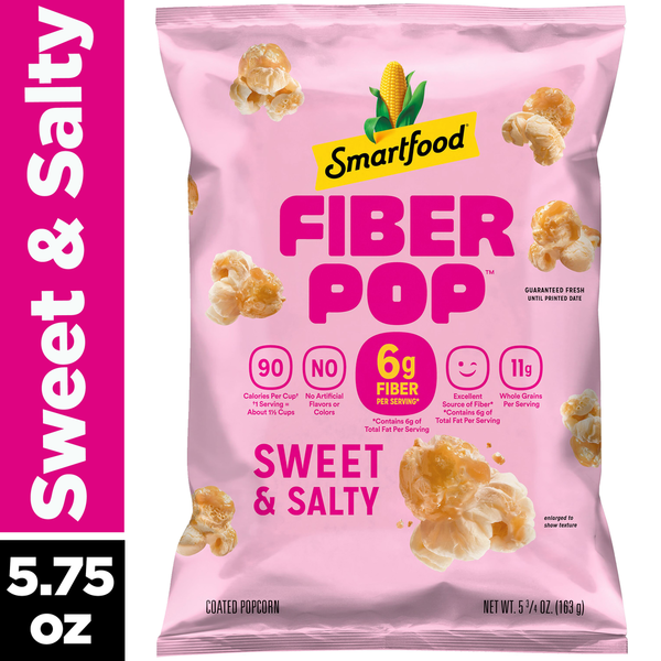 Smartfood Fiber Pop Palomitas Dulces y Saladas