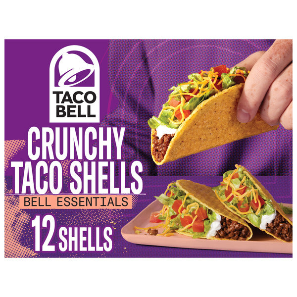 Conchas de Taco Bell Crunchy Taco