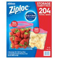 Sacs de rangement Ziploc avec design reste ouvert