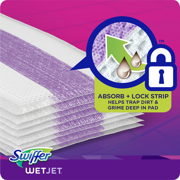 Recharge de pad de nettoyage multi-surfaces Swiffer WetJet