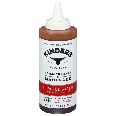 Glaseado y adobo de ajo chipotle de Kinder