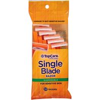 TopCare Disposable Razors with Single Blade