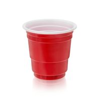 Vasos de chupito rojo verdadero