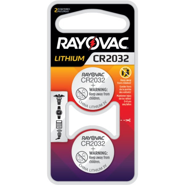Baterías de botón de litio RAYOVAC tamaño 2032 3V