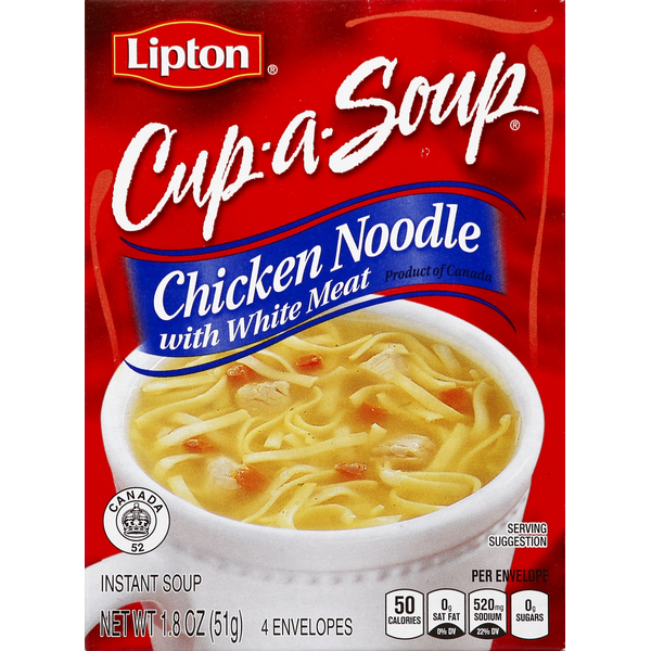 Lipton Instant Chicken Noodle Soup with White Meat
