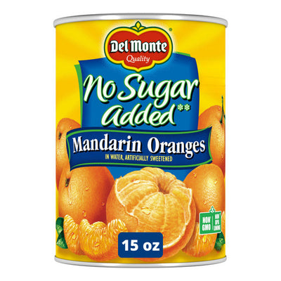 Del Monte No Sugar Added Mandarin Oranges, Canned Fruit