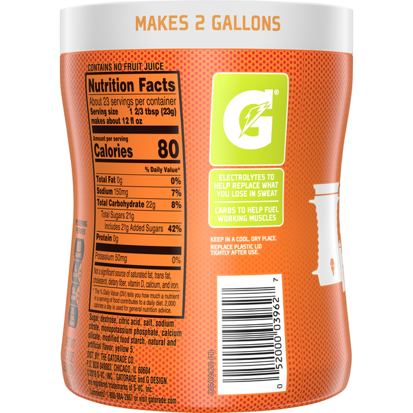 Gatorade Lemon Lime Canister