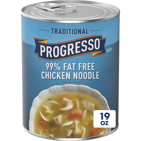 Soupe de poulet aux nouilles Progresso traditionnelle 99 % sans gras