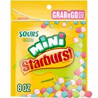 STARBURST Minis Tamaño Caramelos Ácidos de Fruta Masticables para Llevar