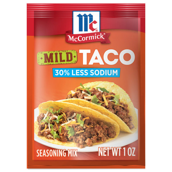 Mezcla de Sazonador para Tacos Suaves McCormick con 30% Menos Sodio