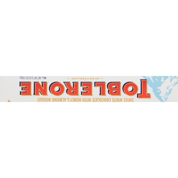 Barre de chocolat blanc suisse Toblerone