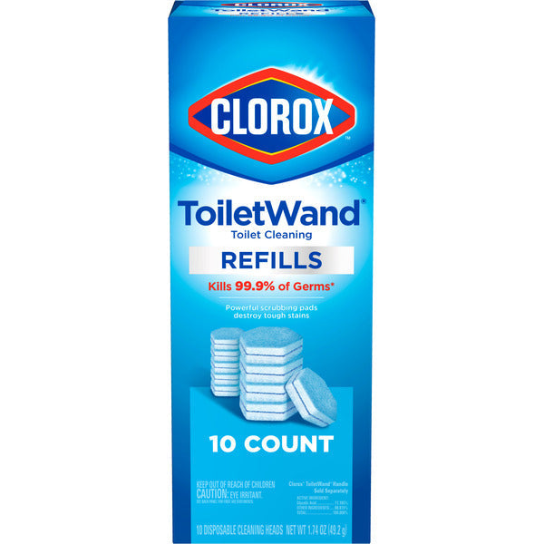 Recargas desinfectantes Clorox ToiletWand® - Cabezas de varita desechables