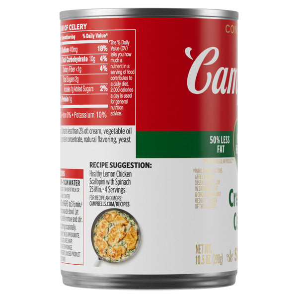 Soupe de céleri crémeuse saine pour le cœur de Campbell's